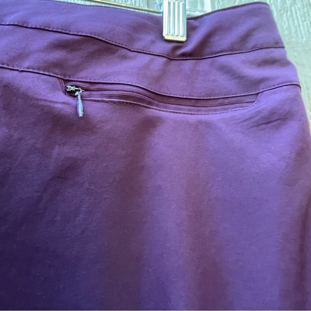 Nike Pant‎ Women's L(12-14) Straight leg, zipped pockets/slits bottom purple,VTG - Picture 4 of 15